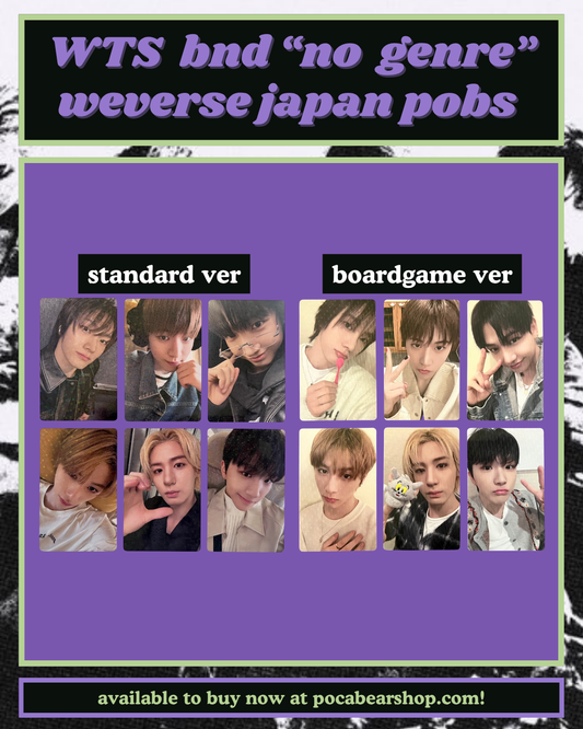 "no genre" weverse japan pobs
