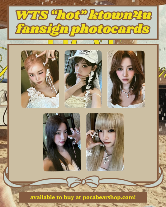 "hot" ktown4u fansign photocards