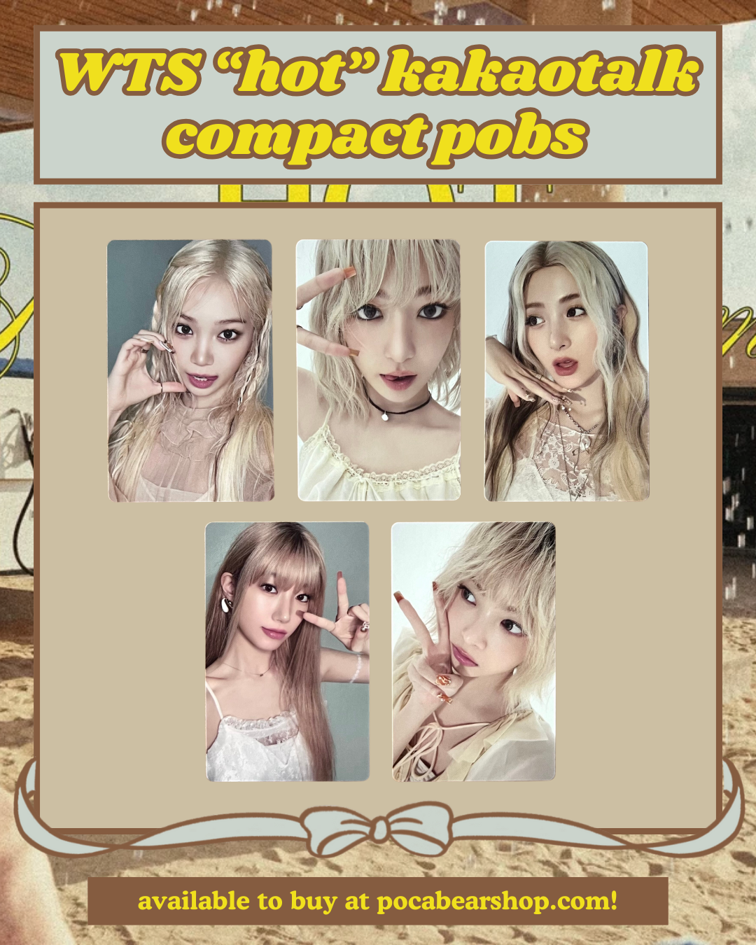 "hot" kakaotalk compact pobs