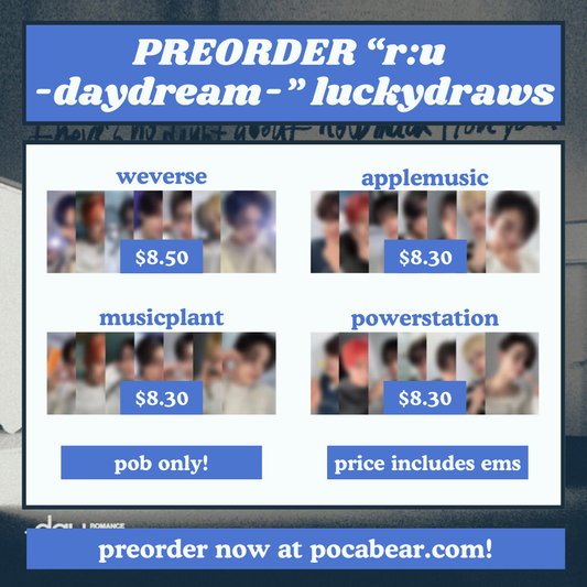 (PREORDER) "romance:untold -daydream-" luckydraws