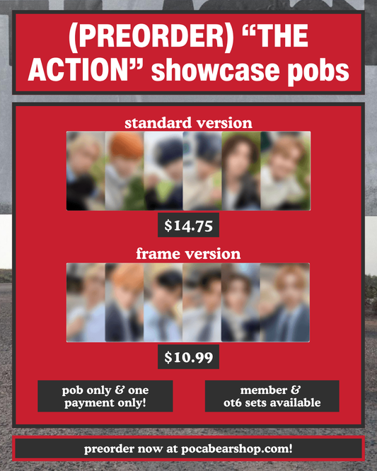 (PREORDER) "the action" showcase pobs
