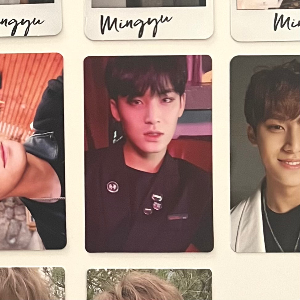 Mingyu album photocards (1/6)