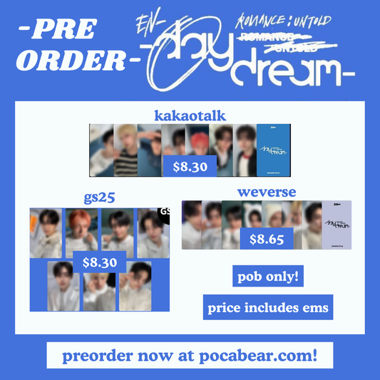 (PREORDER) "romance:untold -daydream-" pobs