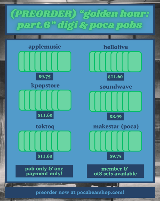 (PREORDER) "golden hour: part.6" digi & poca pobs