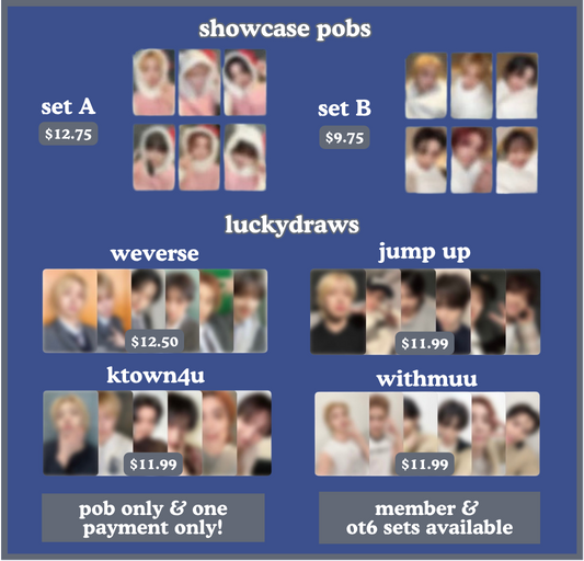 (PREORDER) "home" showcase & luckydraws