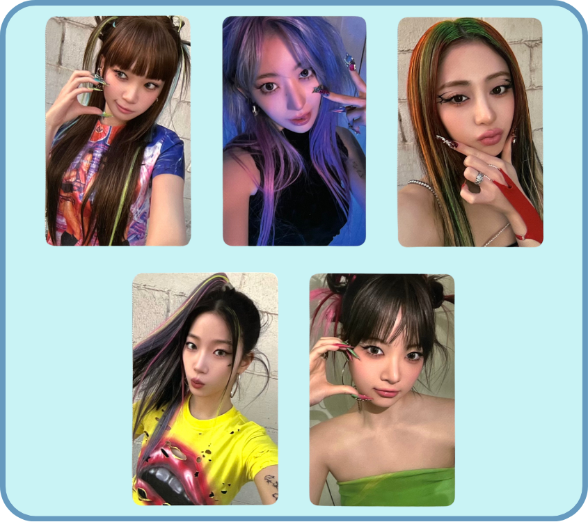 "crazy" makestar r1 luckydraws