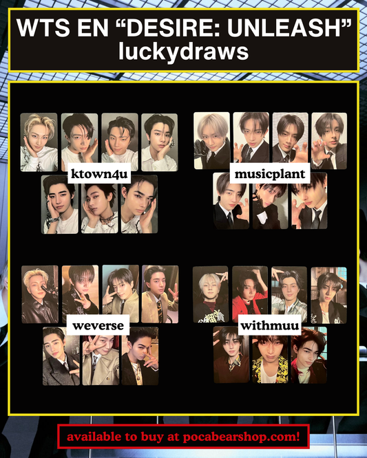 "desire: unleash" luckydraws