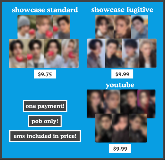 (PREORDER) "the sin: vanish" showcase & youtube pobs