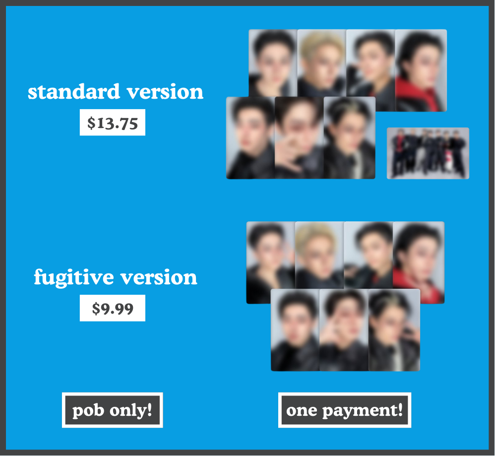 (PREORDER) "the sin: vanish" studio choom pobs