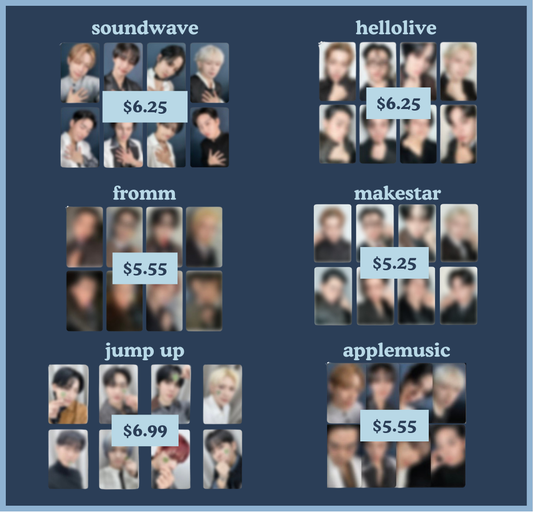 (PREORDER) "golden hour: part.4" fansign pcs