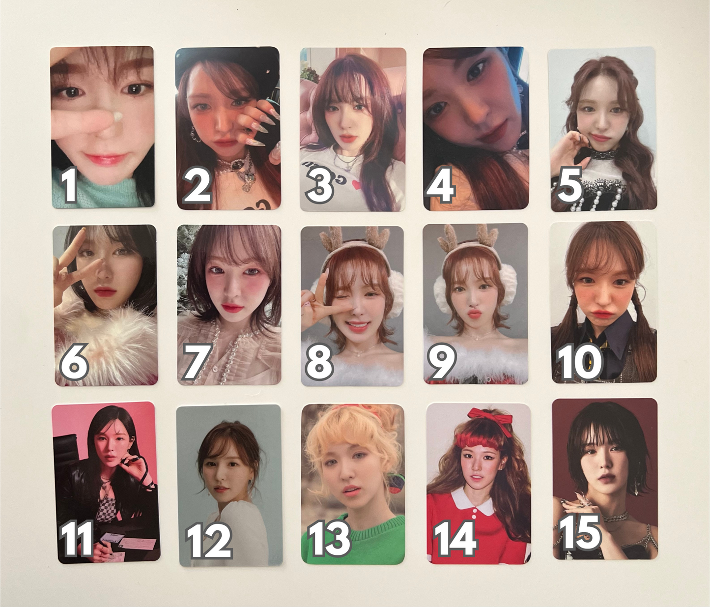 Wendy POBs & special pcs