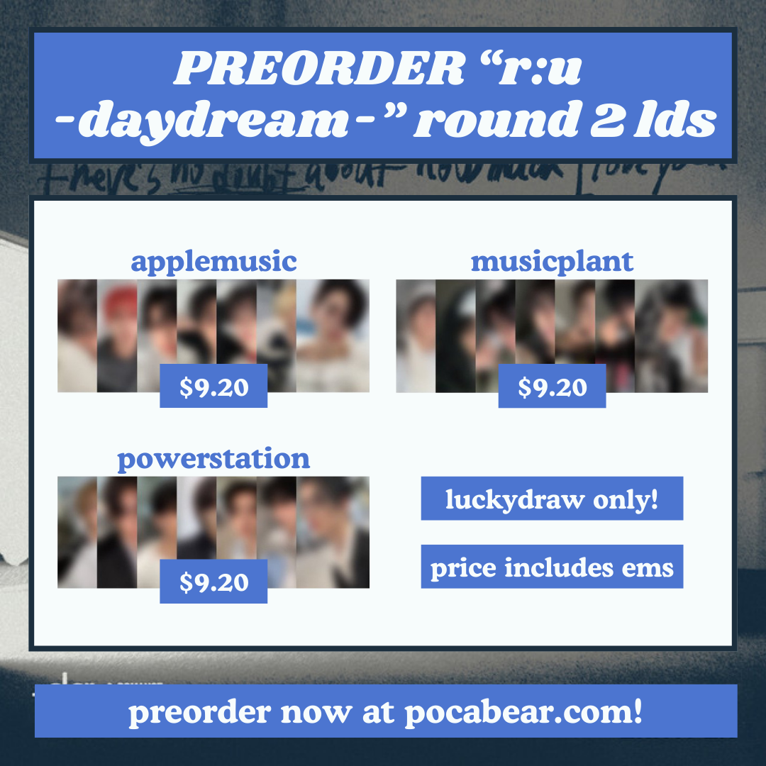 (PREORDER) "r:u -daydream-" round 2 luckydraws