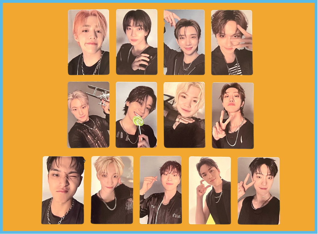 "spill the feels" weverse fansign pcs